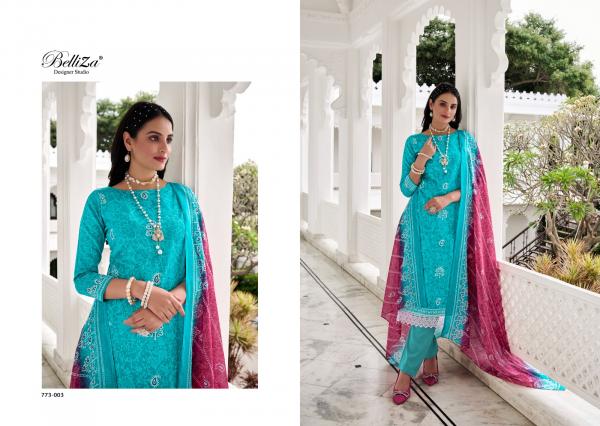 Belliza Siyahi Mirror Work Cotton Designer Dress Material Collection